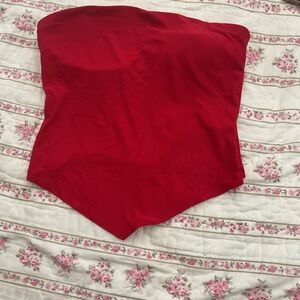 No Boundaries Red Tube Top